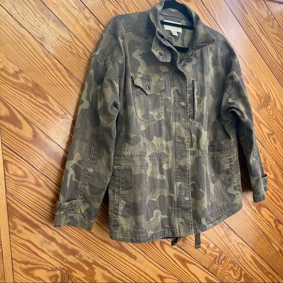 Anthropologie Marrakech Camo Utility Anorak Jacket Small - Picture 5 of 9